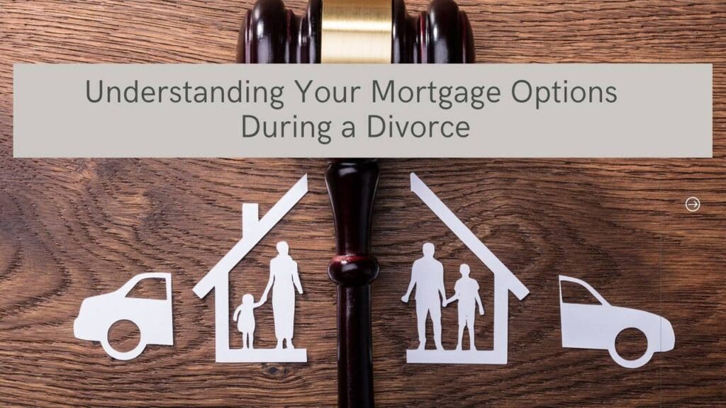 A judge 's gavel and paper cut outs of family with house