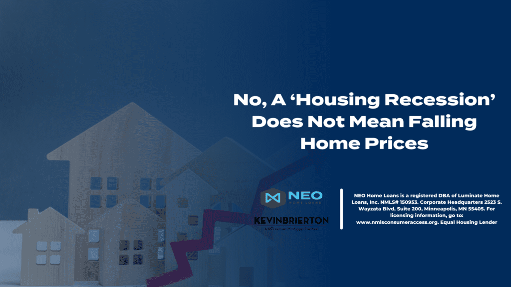 A blue and white graphic with houses on it