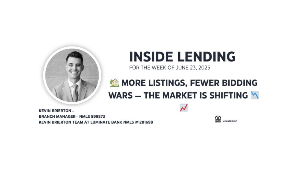 Real estate market update, June 2025.