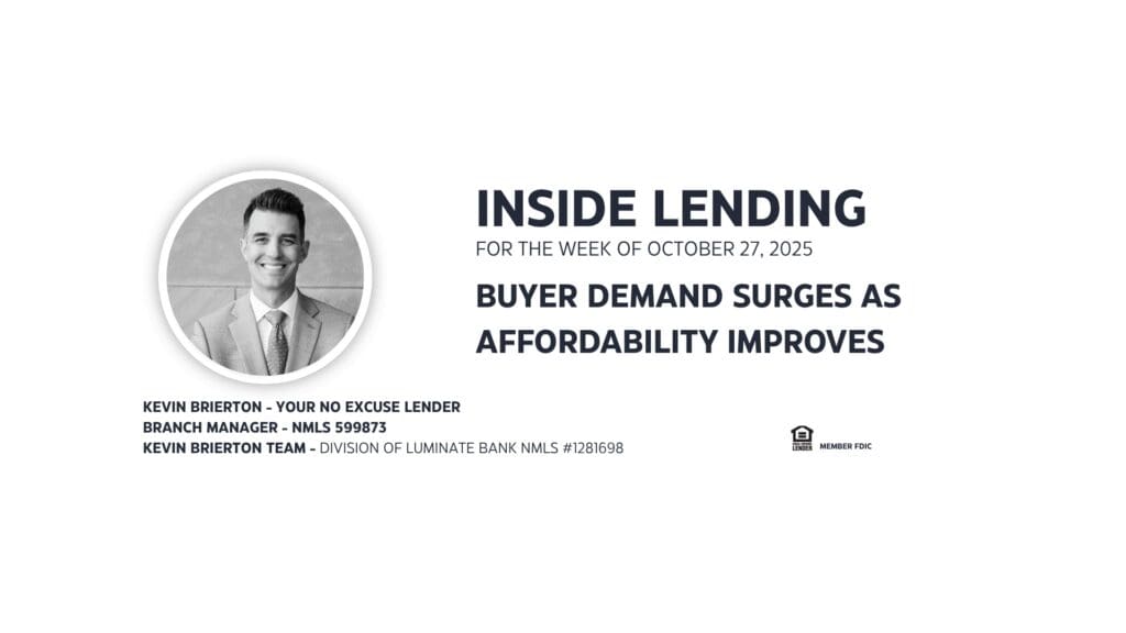 Inside Lending cover, buyer demand increases.