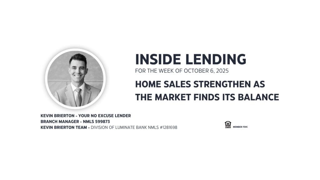 Inside Lending report, October 6, 2025.