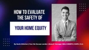 Home equity safety evaluation presentation slide.
