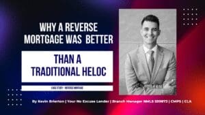 Reverse mortgage benefits over traditional HELOC.