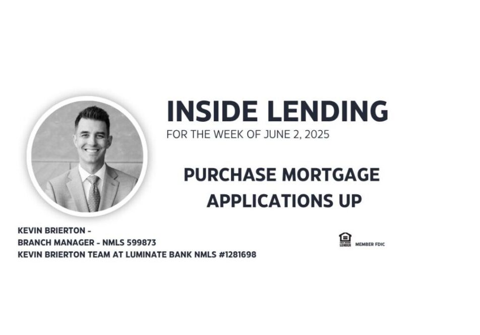 Inside Lending (LinkedIn Post) june 2 2025 -purchase mortgage applications up